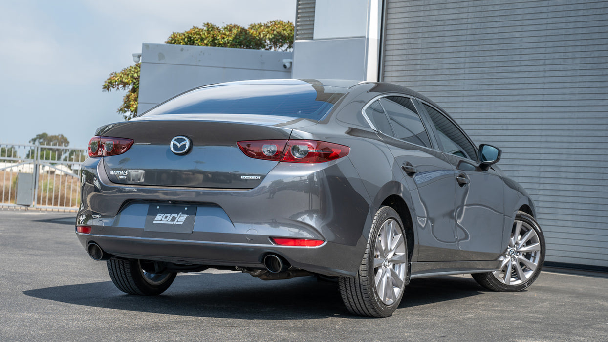 Sistema de escape Axle back Borla para Mazda 3 NA y Turbo (2016-2026)