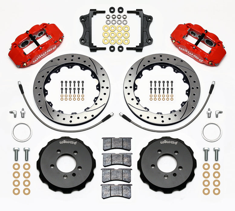 Big brakes kit delantero Wilwood Dynapro de 6 pistones para VW GTI/ Audi A3