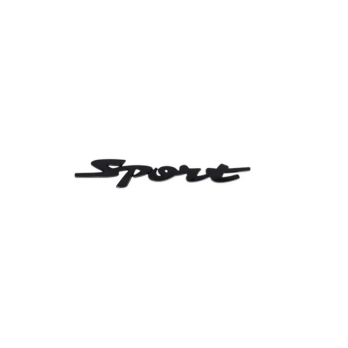 Logo negro "Sport" para Suzuki