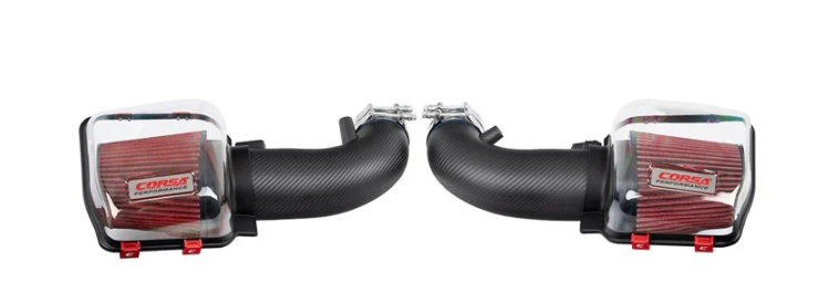 Intake Corsa de Fibra de Carbono para Mustang GT 5.0L V8 (2024-2025)