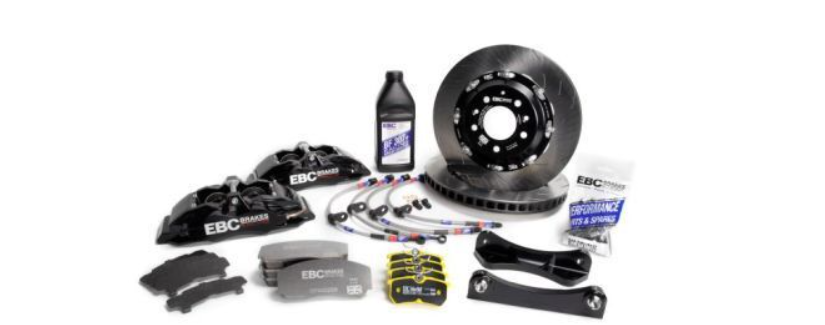 Big brakes kit delantero EBC Brakes de 4 pistones para Abarth 500