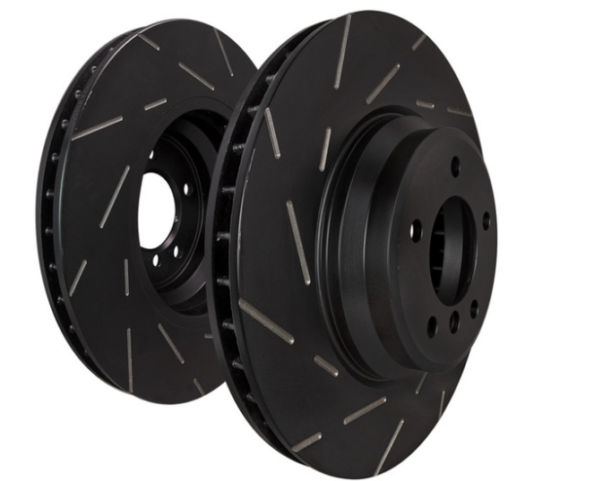 Discos delanteros EBC ranurados para Audi S3 2.0 Turbo/ Cupra/ Golf R