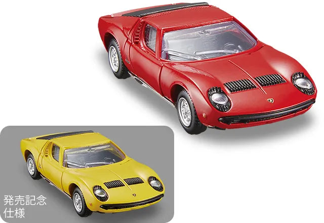 Lamborghini Miura P400S Tomica Premium 05 detalle oficial