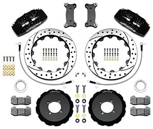 Wilwood Dynapro 6 140-14234-D para Mazda MX-5 ND - caliper negro rotor perforado y ranurado