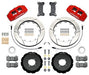 Wilwood Dynapro 6 140-14234-R para Mazda MX-5 ND - caliper rojo rotor ranurado