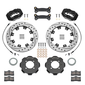 Wilwood Dynalite 140-17937-D Mazda MX-5 ND - 11.75 negro perforado y ranurado