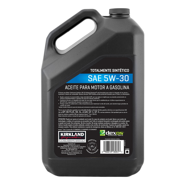 Aceite Sintetico Kirkland 5w30 4.73L
